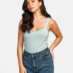 RVCA Freya Blue Tank Top